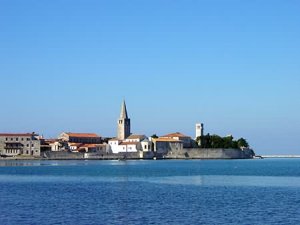 The old town of Poreč and the Eufrasian Basilic.